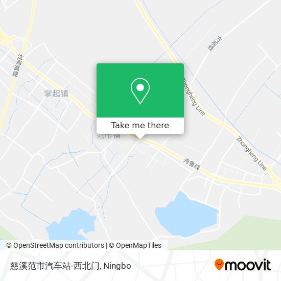 慈溪范市汽车站-西北门 map