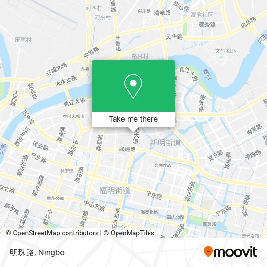 明珠路 map