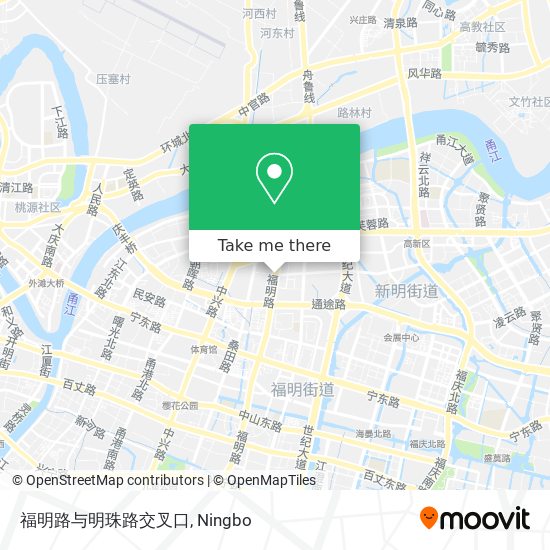 福明路与明珠路交叉口 map