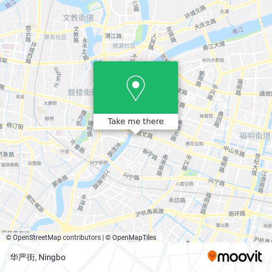 华严街 map
