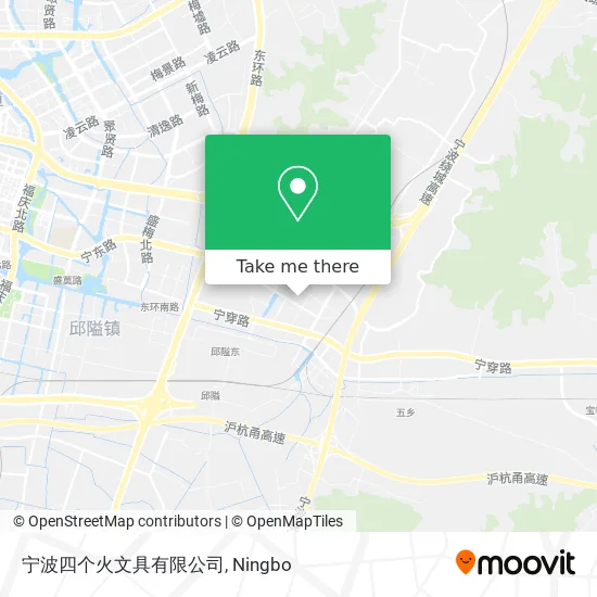 宁波四个火文具有限公司 map