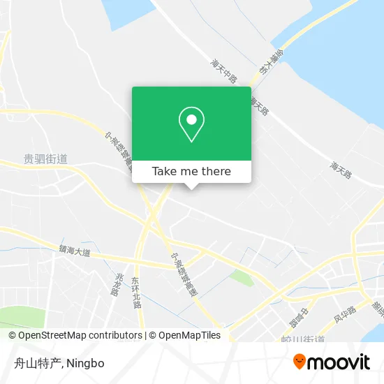 舟山特产 map