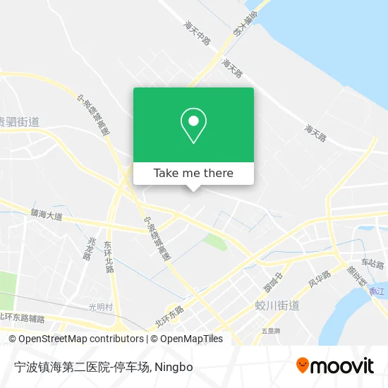 宁波镇海第二医院-停车场 map