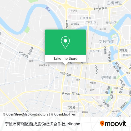 宁波市海曙区西成股份经济合作社 map