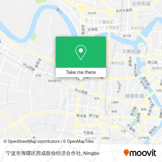 宁波市海曙区西成股份经济合作社 map
