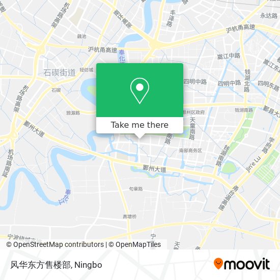 风华东方售楼部 map