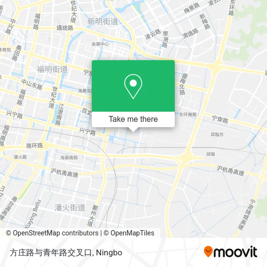 方庄路与青年路交叉口 map