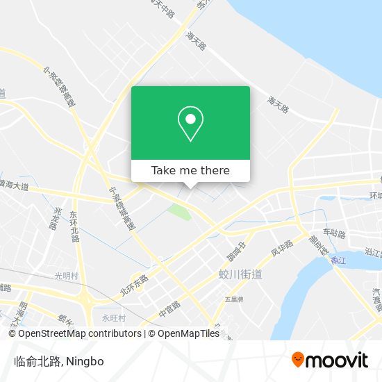 临俞北路 map