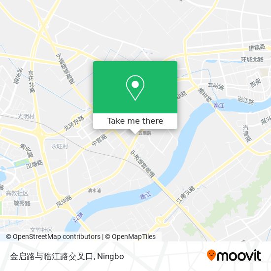 金启路与临江路交叉口 map