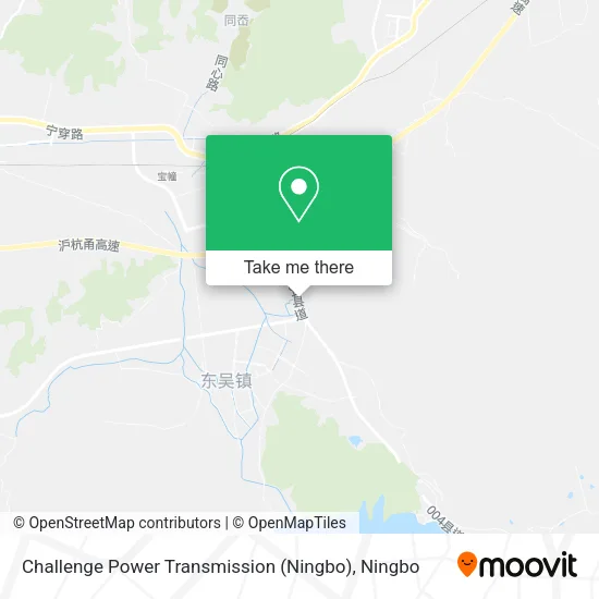 Challenge Power Transmission (Ningbo) map