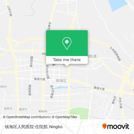 镇海区人民医院-住院部 map
