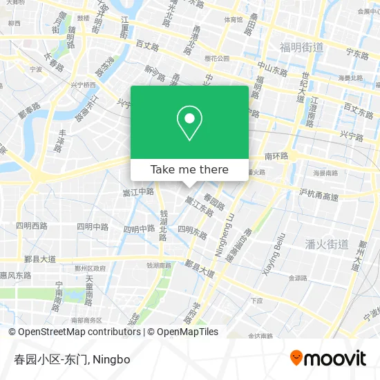 春园小区-东门 map