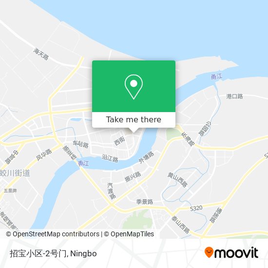 招宝小区-2号门 map