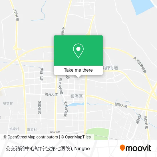 公交骆驼中心站(宁波第七医院) map