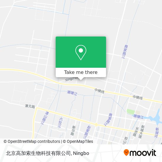 北京高加索生物科技有限公司 map