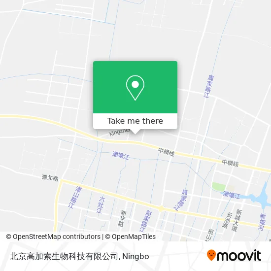 北京高加索生物科技有限公司 map