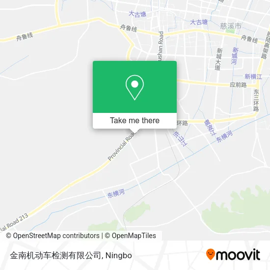 金南机动车检测有限公司 map