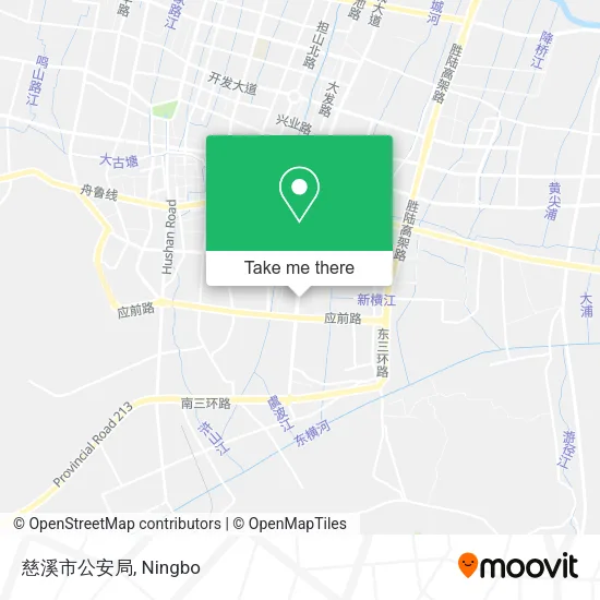 慈溪市公安局 map