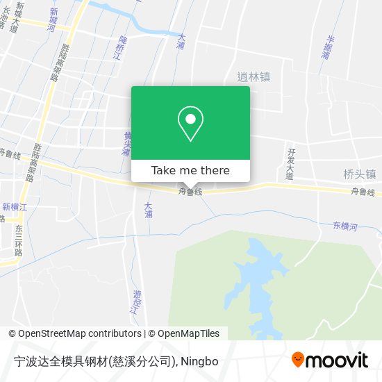 宁波达全模具钢材(慈溪分公司) map