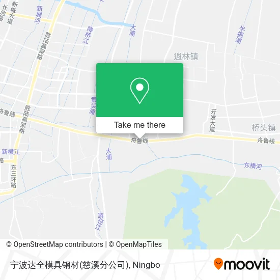 宁波达全模具钢材(慈溪分公司) map
