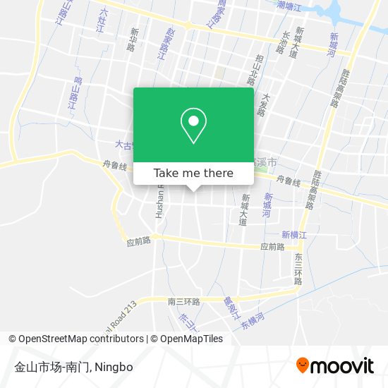 金山市场-南门 map