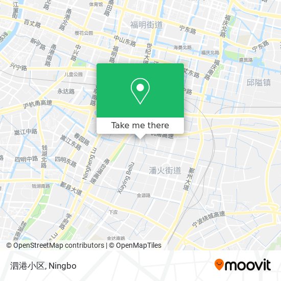 泗港小区 map