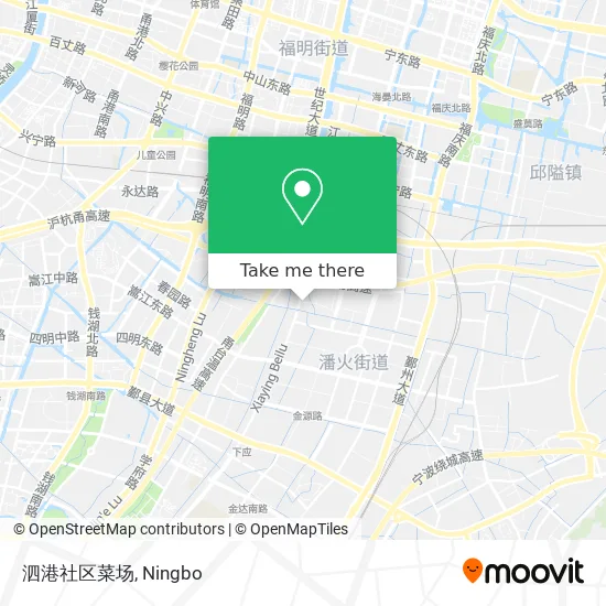 泗港社区菜场 map