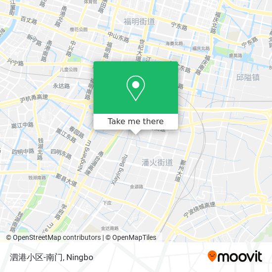 泗港小区-南门 map