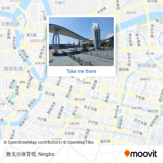 雅戈尔体育馆 map