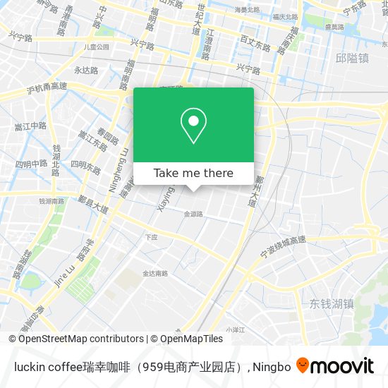 luckin coffee瑞幸咖啡（959电商产业园店） map