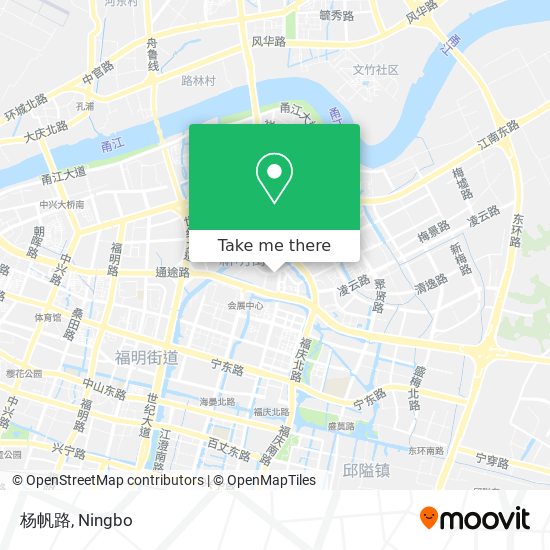 杨帆路 map