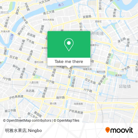 明雅水果店 map