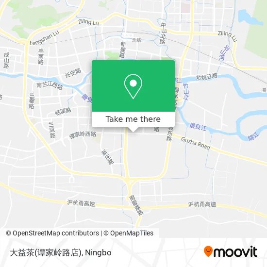 大益茶(谭家岭路店) map