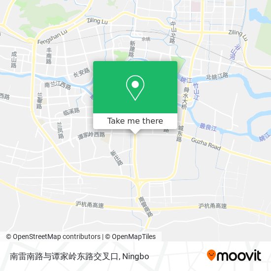 南雷南路与谭家岭东路交叉口 map