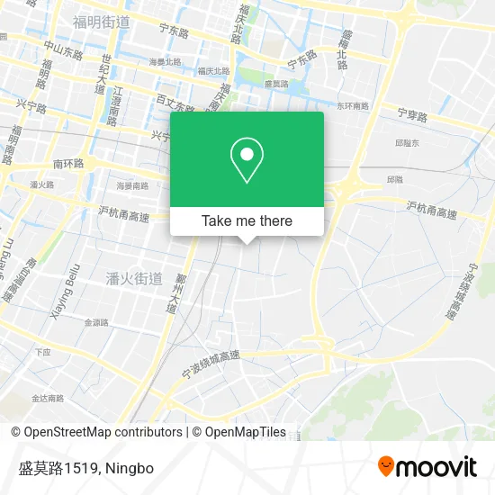 盛莫路1519 map