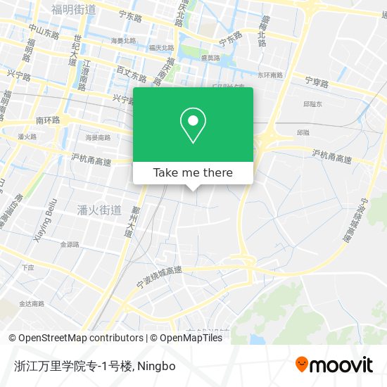 浙江万里学院专-1号楼 map