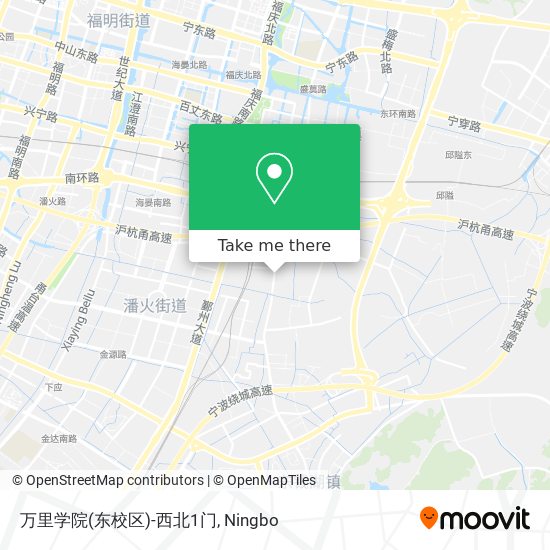 万里学院(东校区)-西北1门 map