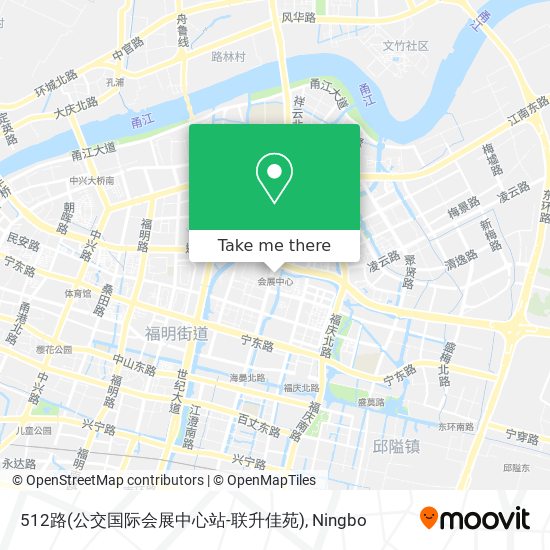 512路(公交国际会展中心站-联升佳苑) map