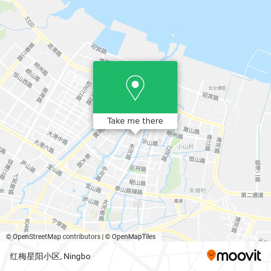 红梅星阳小区 map