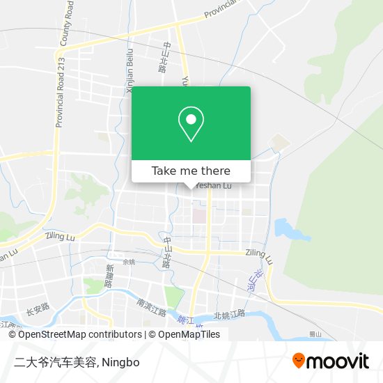 二大爷汽车美容 map