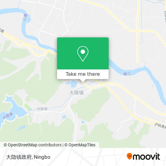 大隐镇政府 map