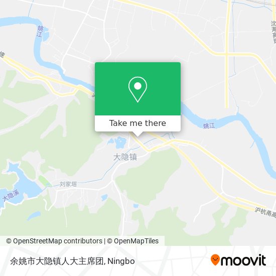 余姚市大隐镇人大主席团 map