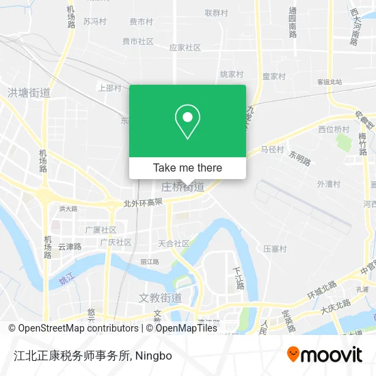 江北正康税务师事务所 map