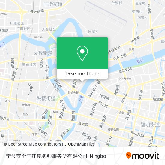宁波安全三江税务师事务所有限公司 map