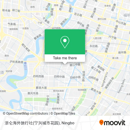 浙仑海外旅行社(宁兴城市花园) map