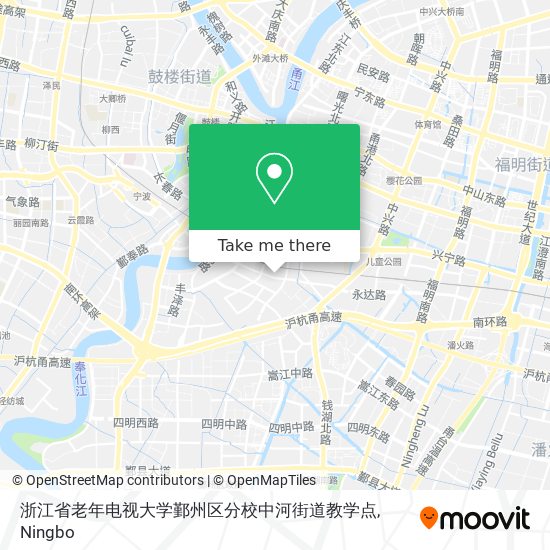 浙江省老年电视大学鄞州区分校中河街道教学点 map