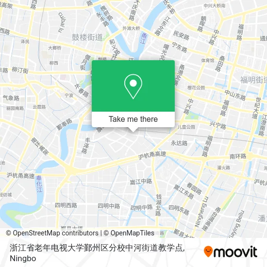 浙江省老年电视大学鄞州区分校中河街道教学点 map