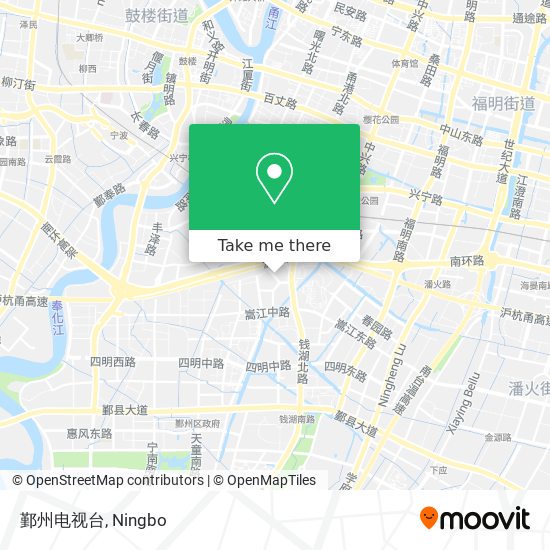 鄞州电视台 map