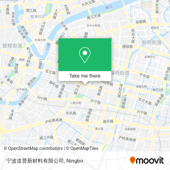 宁波道普新材料有限公司 map