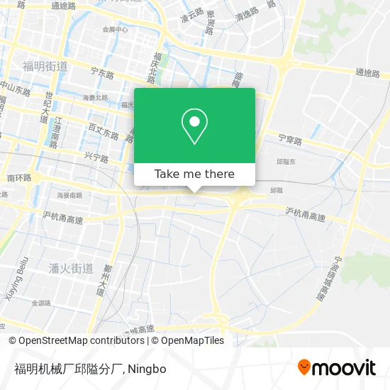 福明机械厂邱隘分厂 map